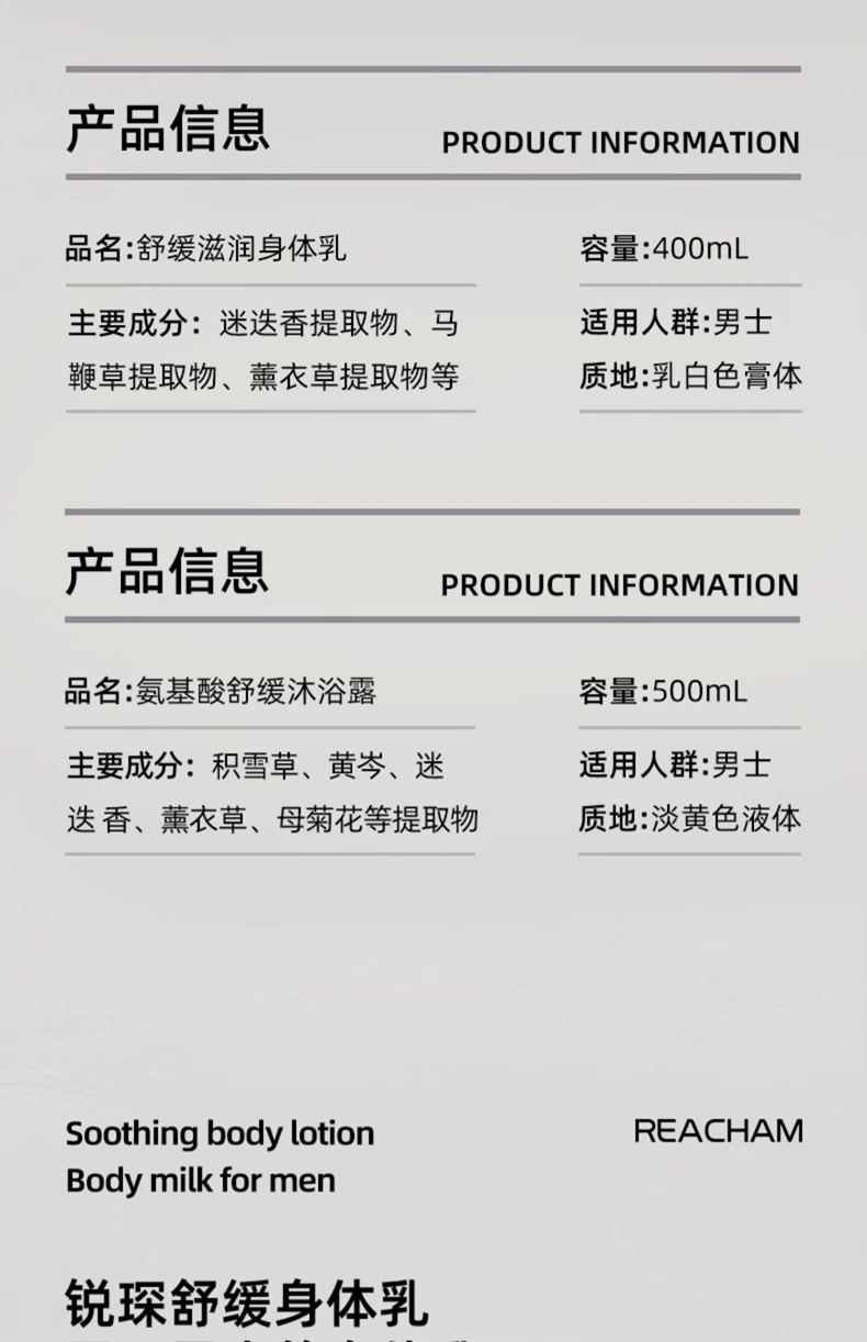 男士身體護理
